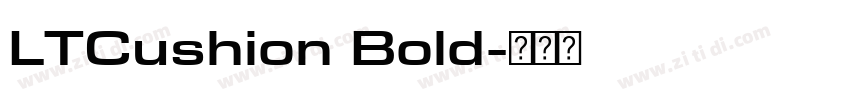 LTCushion Bold字体转换